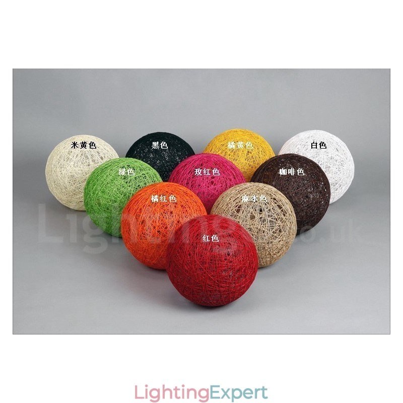 Modern Contemporary Bamboo Rattan Pendant Light