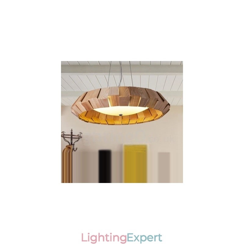 Modern Contemporary Wood Pendant Light
