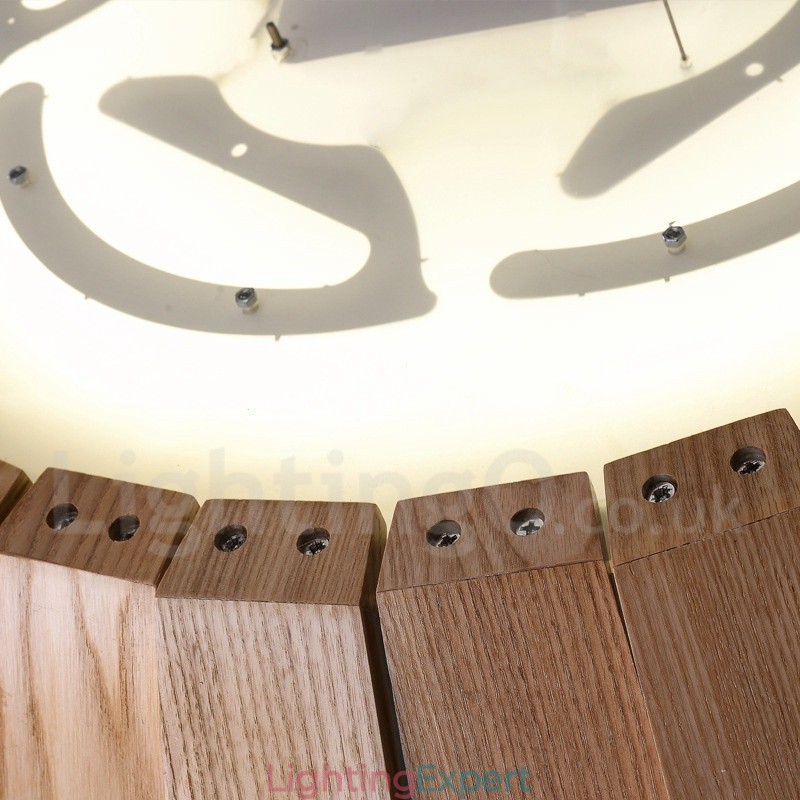 Modern Contemporary Wood Pendant Light