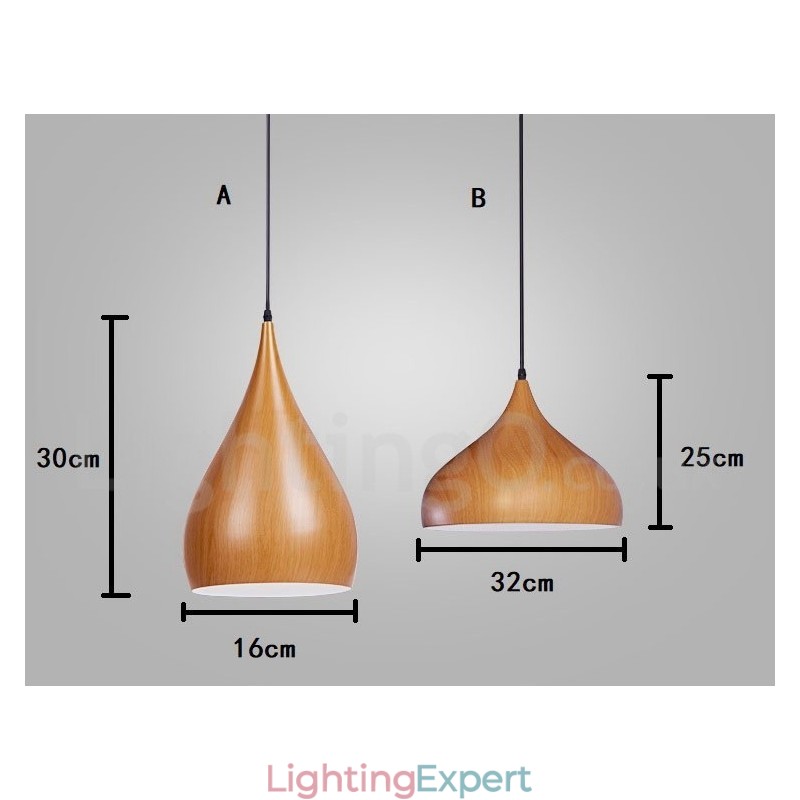 1 Light Traditional Classic Pendant Light