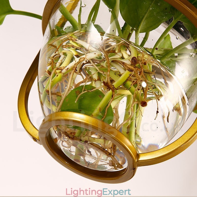 Traditional Classic Single Light Glass Pendant Light