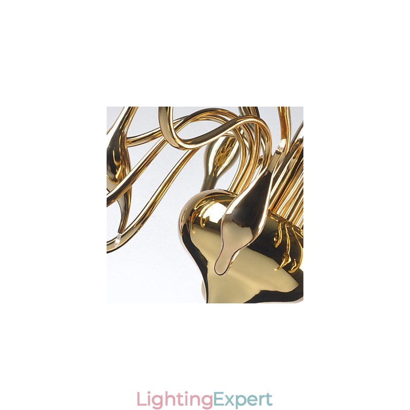 Modern Chandelier Light 18 Lights G4 Gold Plating