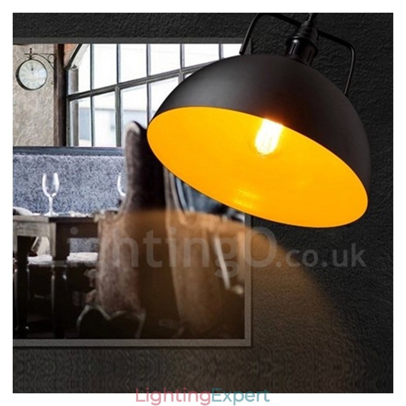 Vintage Multi Colors Metal Pendant Light