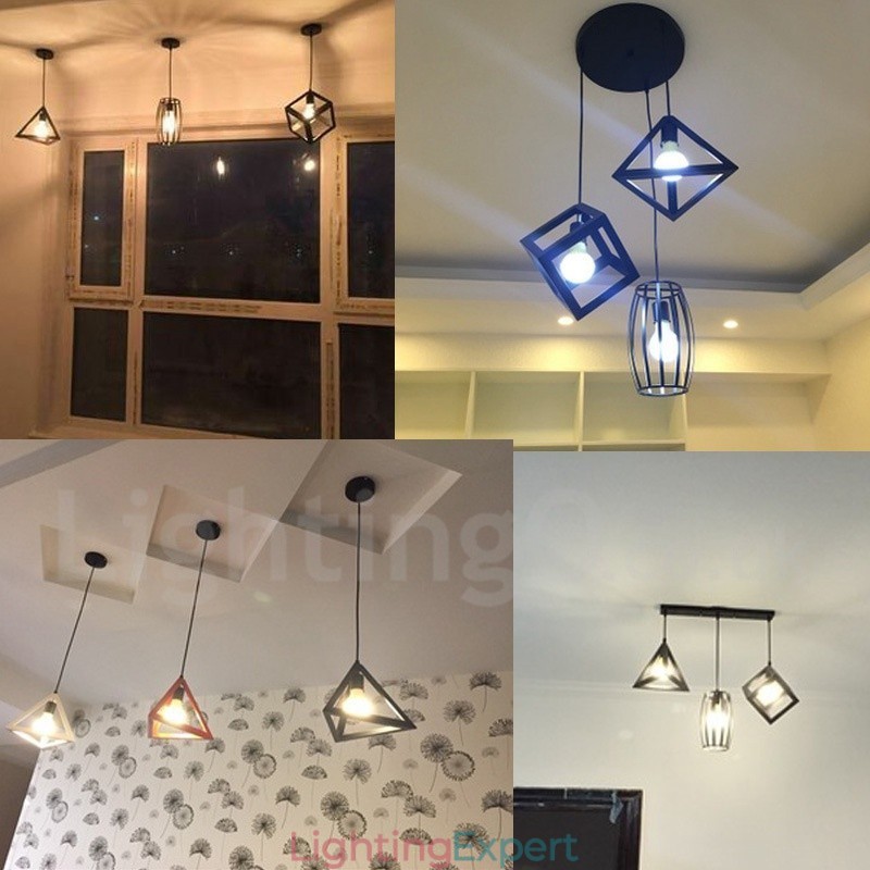 Modern Contemporary Multi Colors Metal 1 Light Pendant Light