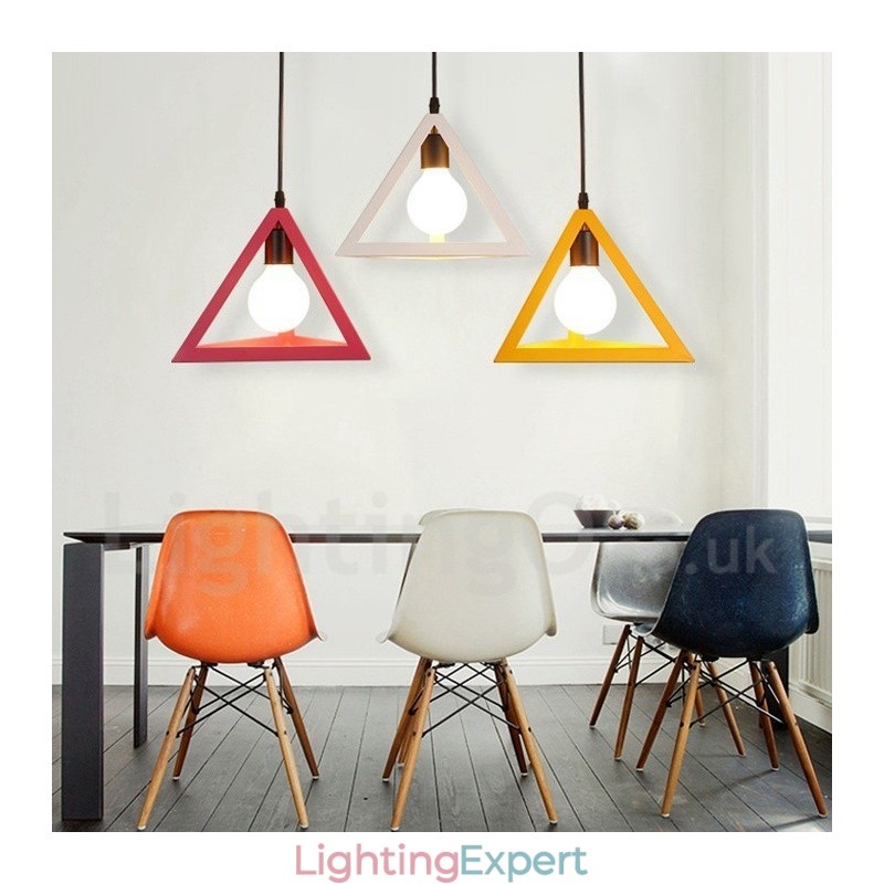 Modern Contemporary Multi Colors Metal 1 Light Pendant Light