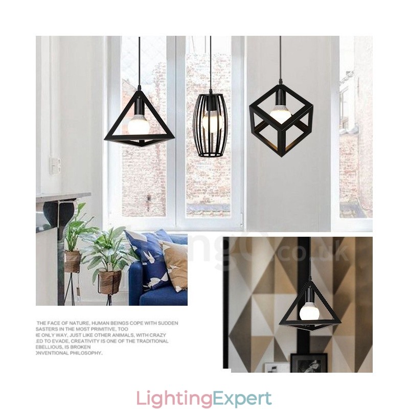 Modern Contemporary Multi Colors Metal 1 Light Pendant Light