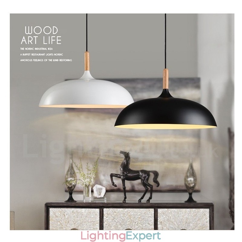 Bedroom Modern Contemporary 1 Light Metal Pendant Light