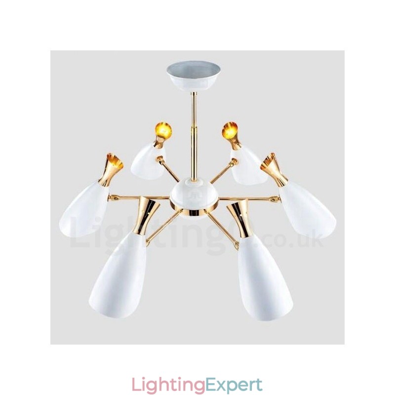 Modern Contemporary 6 Light Chandelier Lamp