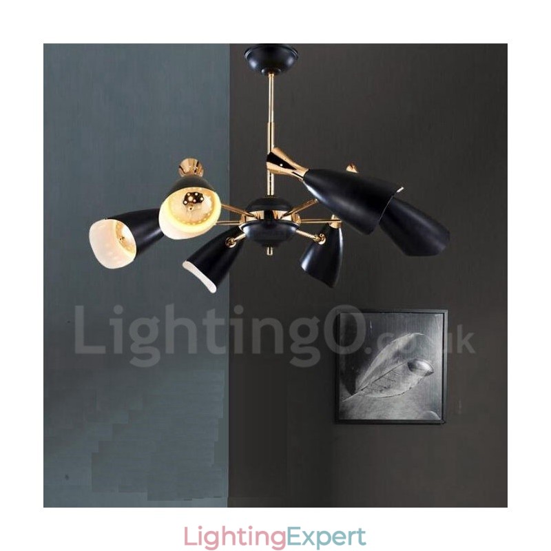 Modern Contemporary 6 Light Chandelier Lamp