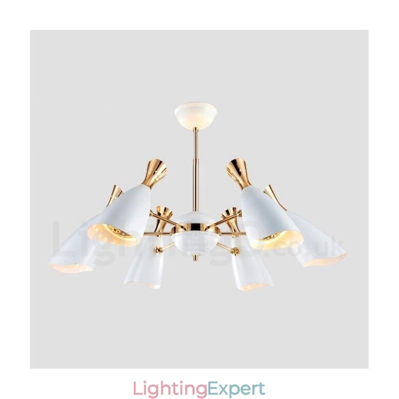 Modern Contemporary 6 Light Chandelier Lamp