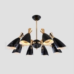 Modern Contemporary 8 Light Chandelier Lamp