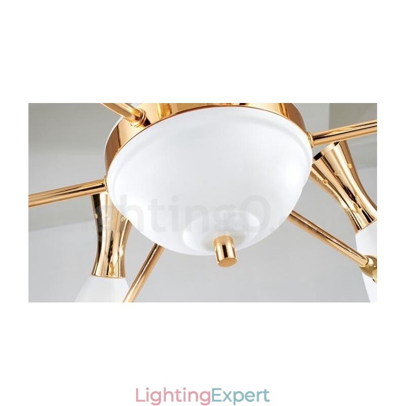 Modern Contemporary 8 Light Chandelier Lamp