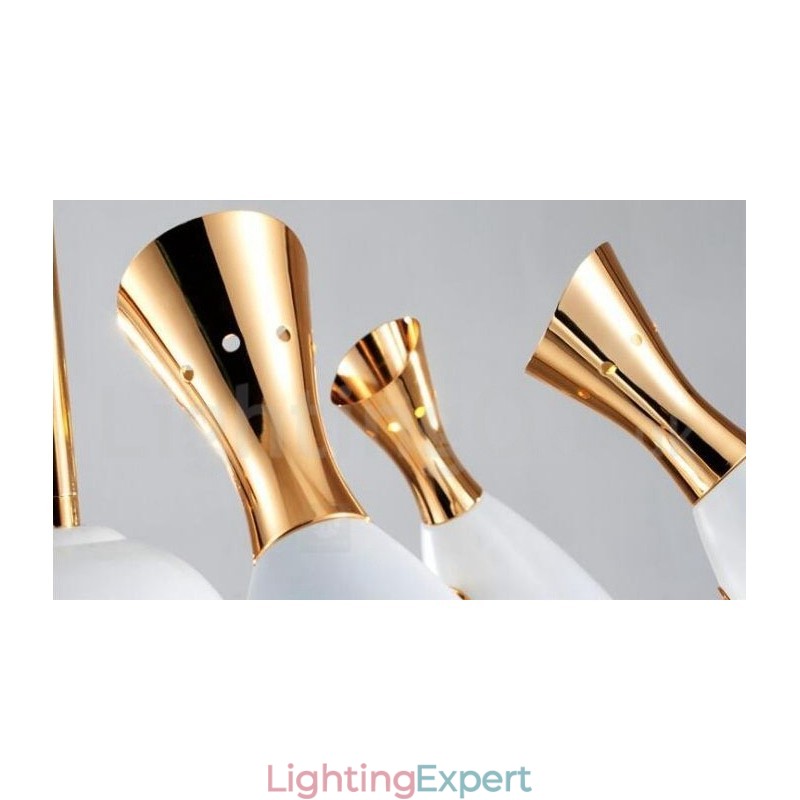 Modern Contemporary 8 Light Chandelier Lamp