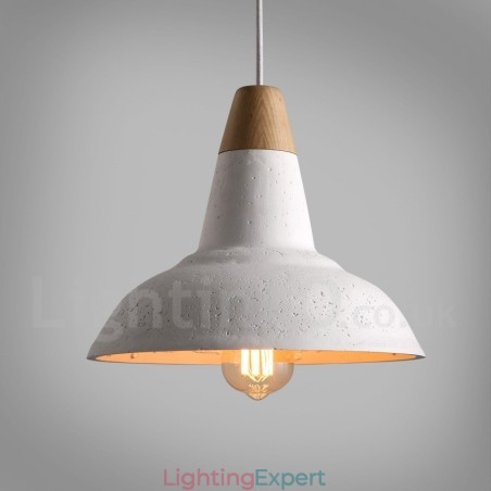 Modern Contemporary 1 Light Wood Concrte Pendant Light Modern Contemporary 1 Light Wood Concrte Pendant Light