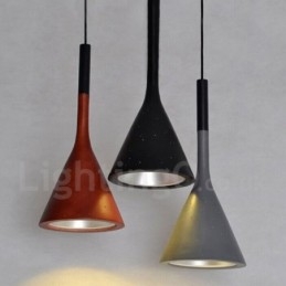 1 Light Vintage Concrte Pendant Light