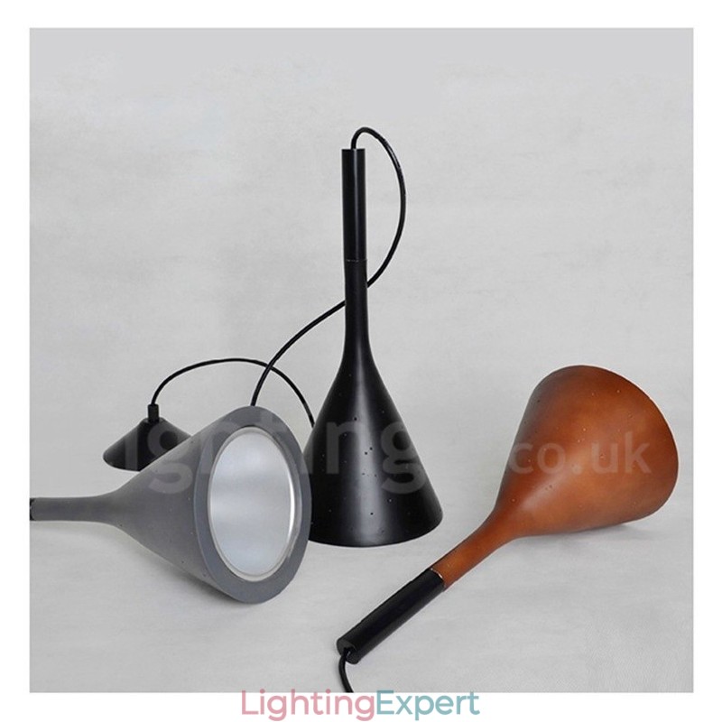 1 Light Vintage Concrte Pendant Light