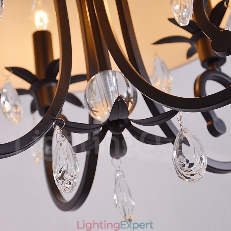 Rustic Lodge Metal Drum Pendant Light