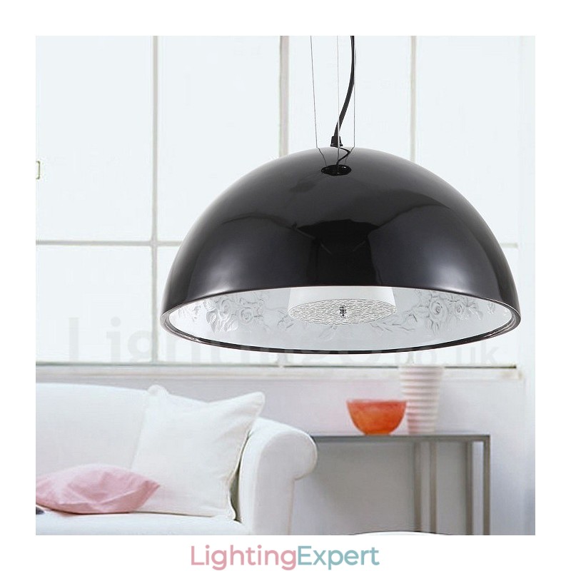 Black Rustic Lodge 1 Light Pendant Light