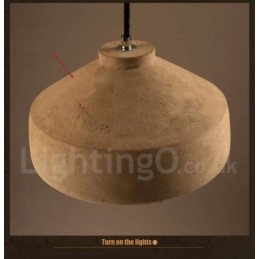 Modern Contemporary Concrte Single Light Pendant Light