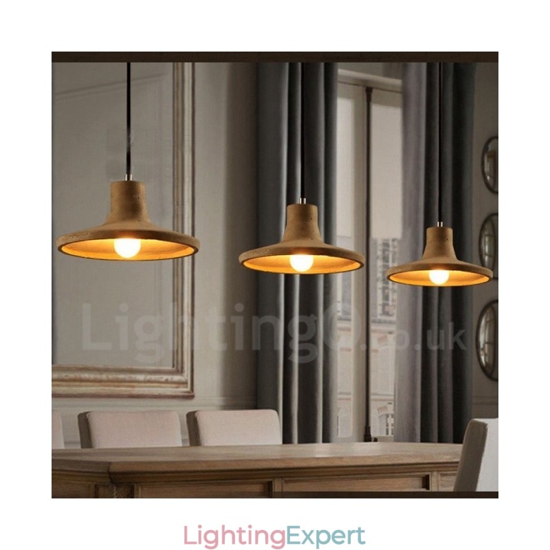Modern Contemporary Concrte Single Light Pendant Light