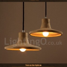 Modern Contemporary Concrte Single Light Pendant Light