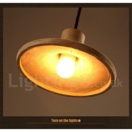Modern Contemporary Concrte Single Light Pendant Light
