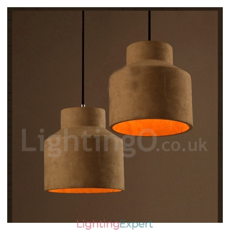Modern Contemporary Concrte Single Light Pendant Light