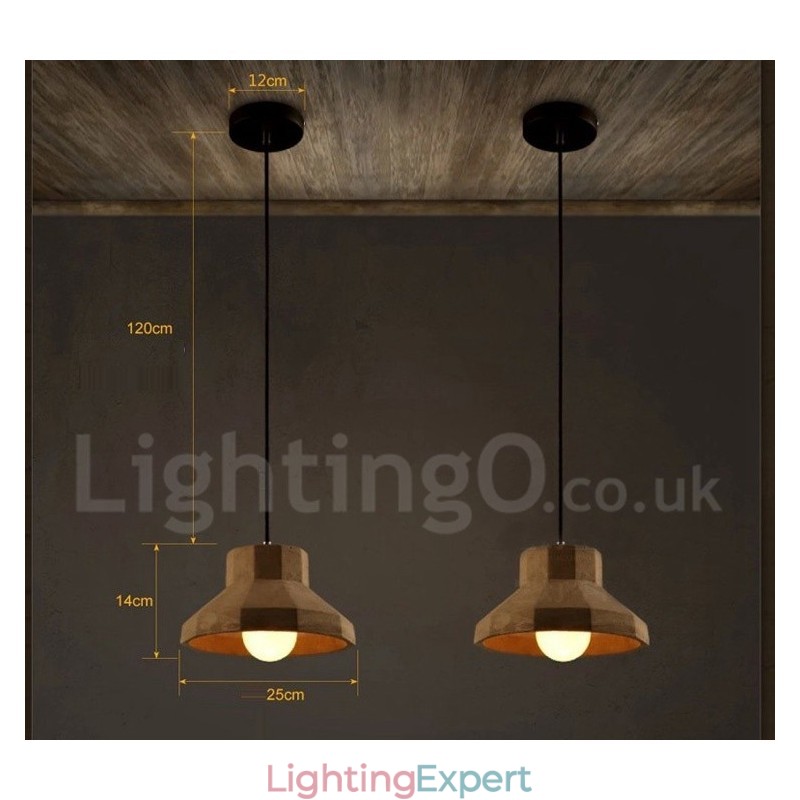 Modern Contemporary Concrte Single Light Pendant Light