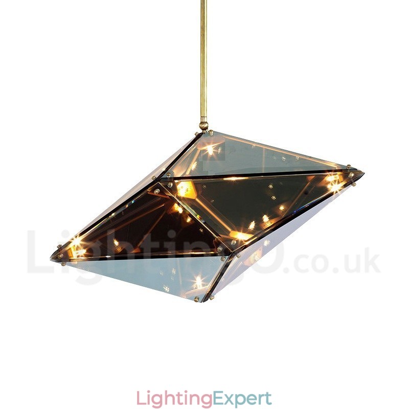 Modern Contemporary Glass Shade Pendant Light