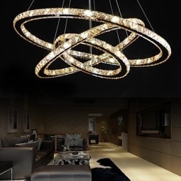 Ceiling Lights with Fashion Style Ring Crystal Ceiling Lamp