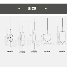 Modern Contemporary Gradient Color Pendant Light with Glass Shade