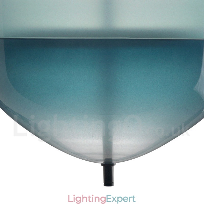 Modern Contemporary Gradient Color Pendant Light with Glass Shade