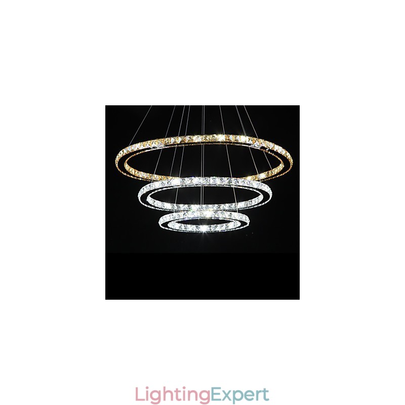 Ceiling Lights with Fashion Style Ring Crystal Ceiling Lamp