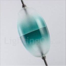 Modern Contemporary Gradient Color Pendant Light with Glass Shade
