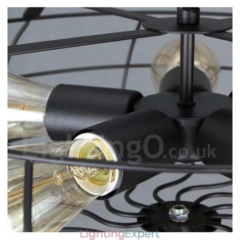 Retro Vintage 5 Light Pendant Light