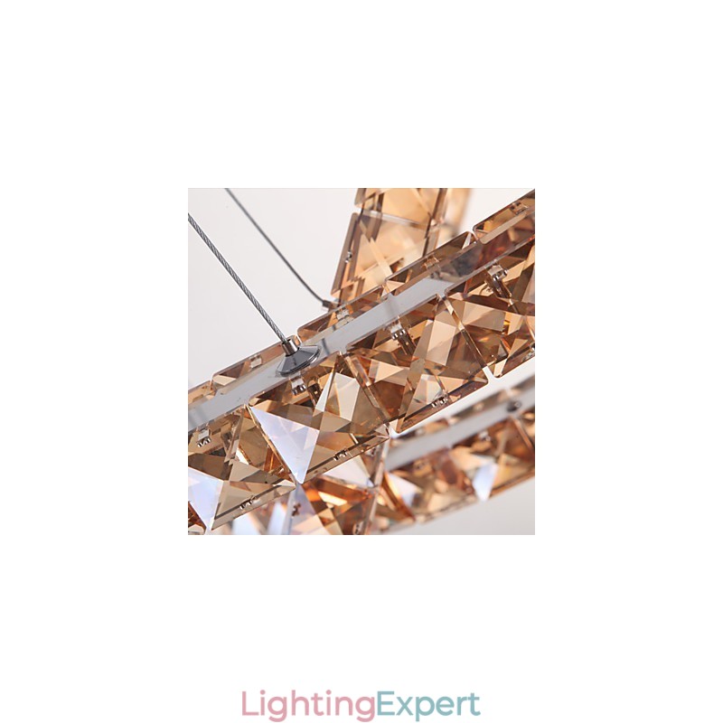 Ceiling Lights with Fashion Style Ring Crystal Ceiling Lamp