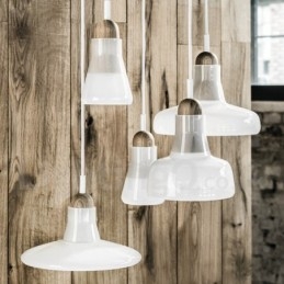 Retro Vintage Pendant Light with Glass Shade Lamp