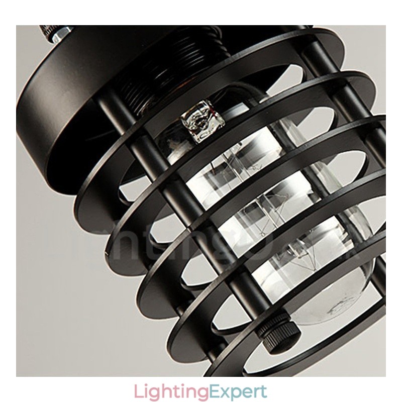 Retro Vintage Metal 1 Light Pendant Light