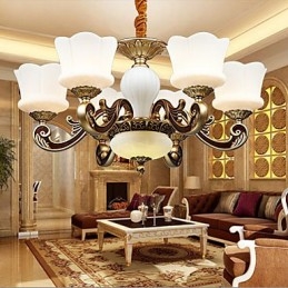 Garden Creative Zinc Alloy Retro Dining Pendant lamp Chandelier