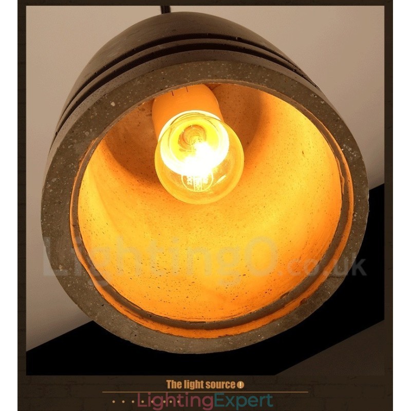 Retro Vintage Concrte Pendant Light