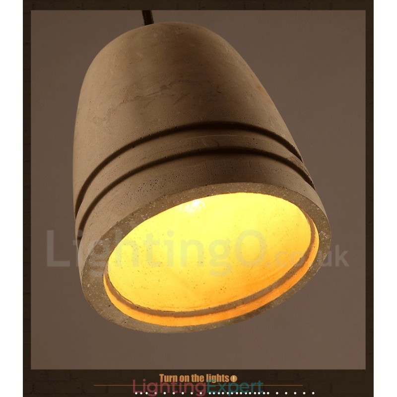 Retro Vintage Concrte Pendant Light