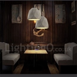 Vintage Concrte 1 Light Pendant Light