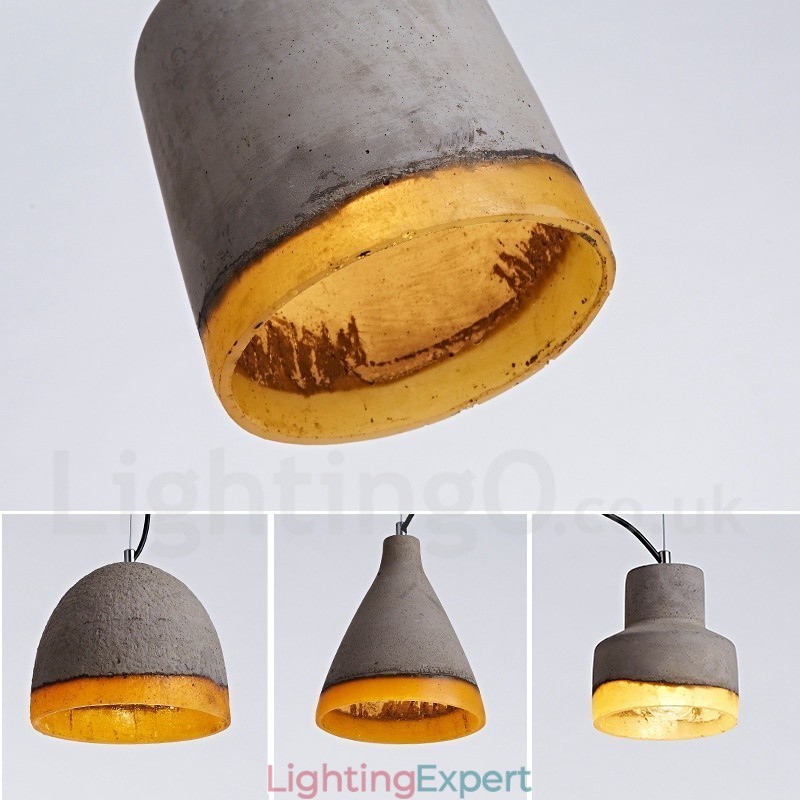 Modern Contemporary Concrte 1 Light Pendant Light