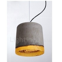 Modern Contemporary Concrte 1 Light Pendant Light