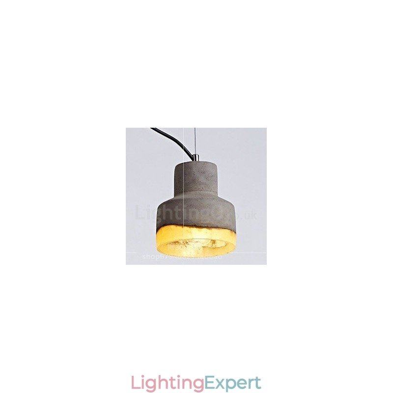Modern Contemporary Concrte 1 Light Pendant Light