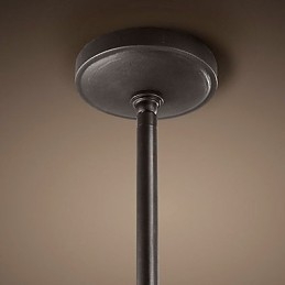 Retro Style Iron Pendent Light with 12 Lights in Candle Feature