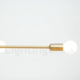 Modern Contemporary Copper 5 Light Chandelier Lamp
