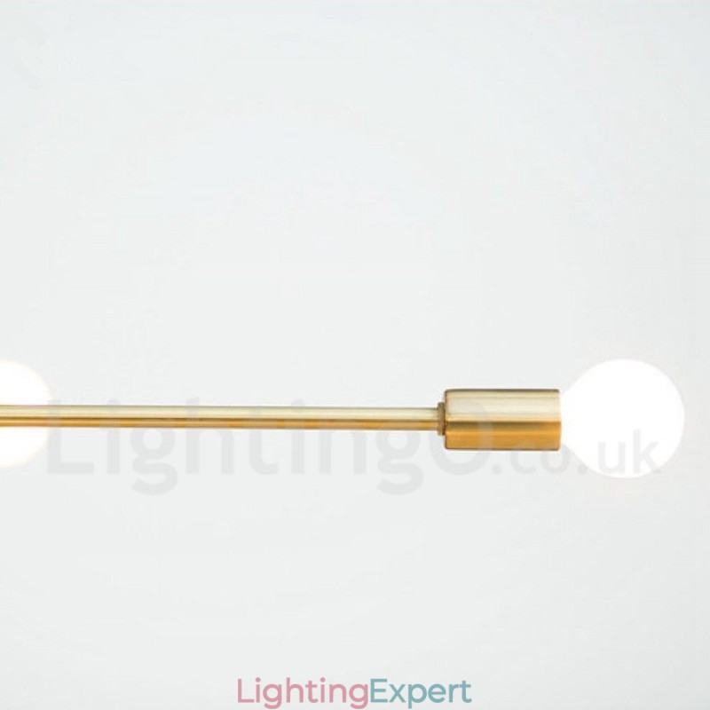 Modern Contemporary Copper 5 Light Chandelier Lamp