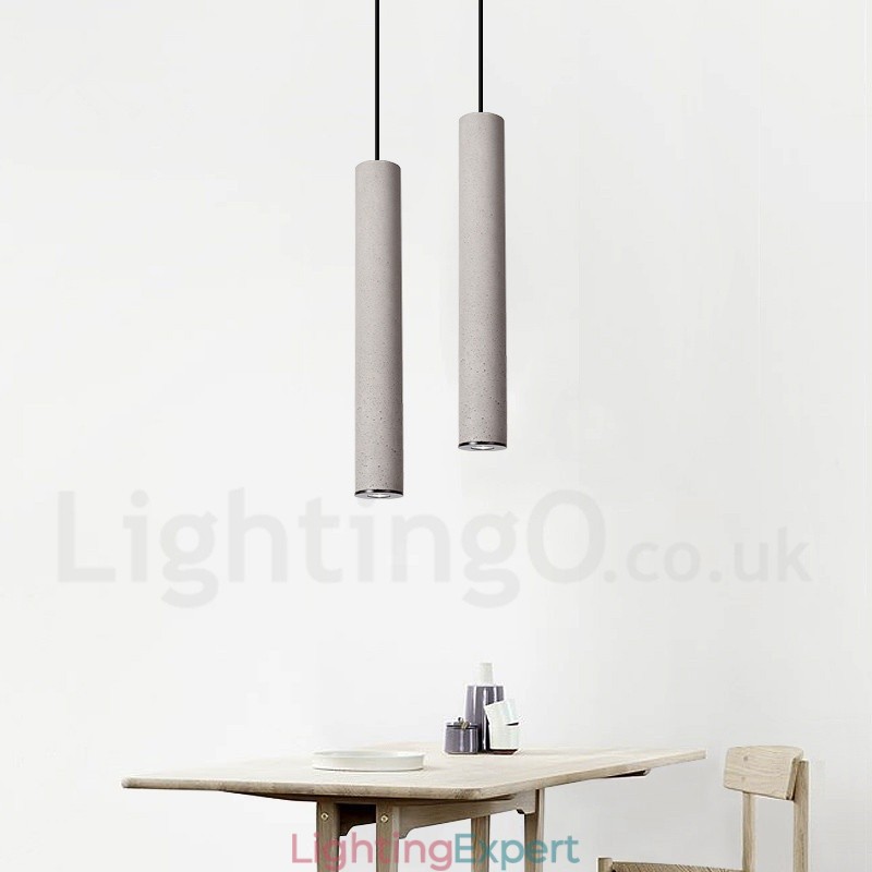 Modern Contemporary Concrte 1 Light Pendant Light