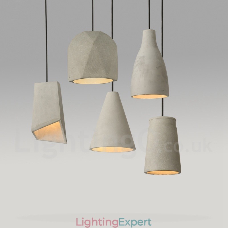 1 Light Concrte Pendant Light